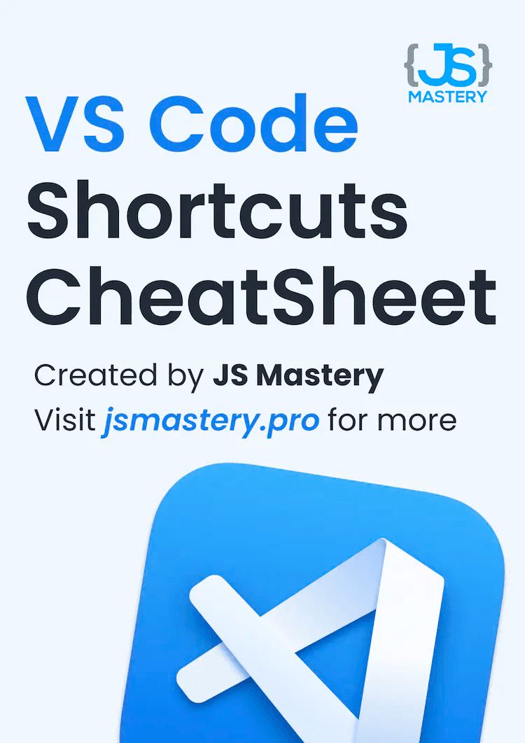 VS Code Shortcuts Cheat Sheet